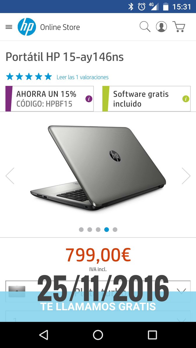 ElayaNeivas's tweet photo. Hola @HPEspana ¿Podéis explicar esto? #Timo #BlackFriday #YoNoSoyTonto https://t.co/pDpd8aWXwW