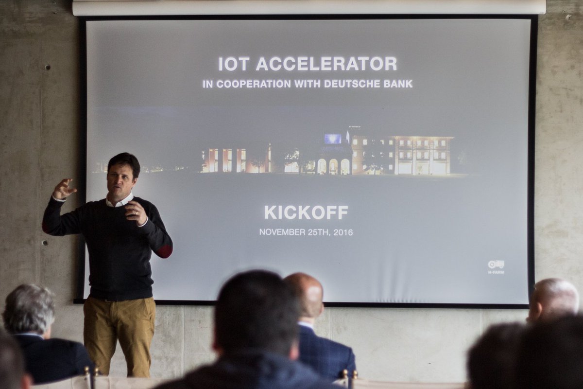 TimothySeanOC's tweet image. Great afternoon with our new #startups and partners for the kick-off of the @hfarmspa #IoTAccelerator in collaboration with @DeutscheBank