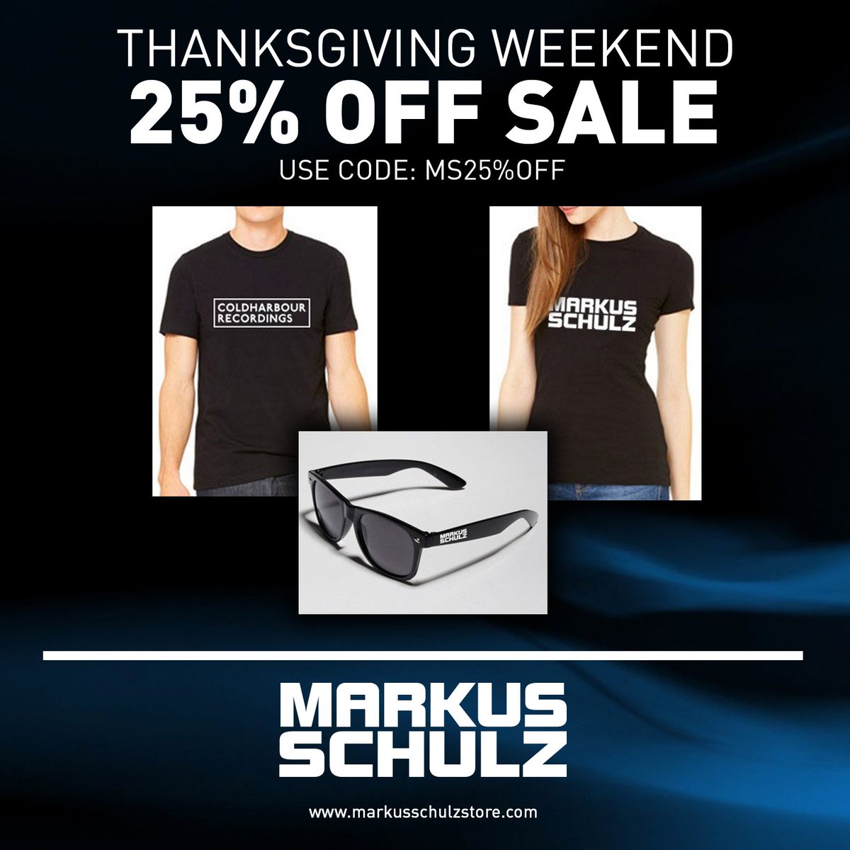 25% off in the store all weekend starting NOW! 🎉 Use code: MS25%OFF | markusschulzstore.com https://t.co/l2rjBbdSol