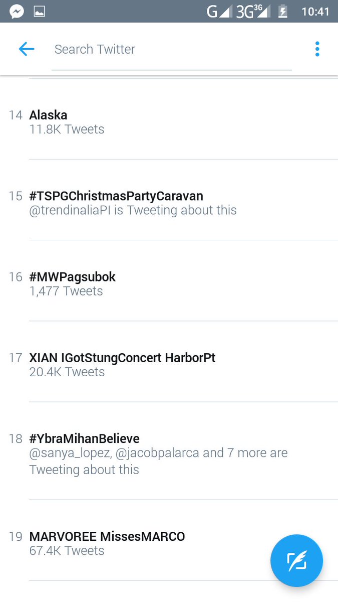 ind1oBattalion's tweet photo. 10:40PM onTrend
2 #BG21GangSalute
4 #EncantadiaWalangSukuan
7 #ARHLabanNiPepe
8 #STWOMRememberMe
18 #YbraMihanBelieve
KB|Follow @SexieChardy https://t.co/s43VsbEDEi