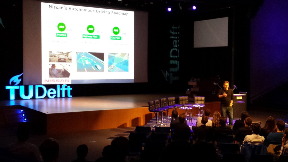 Reanne1990's tweet photo. Wat een interessante lezingen vandaag! Echt top! #futureofdriving #seminar #tudelft https://t.co/fucFPJsRz3