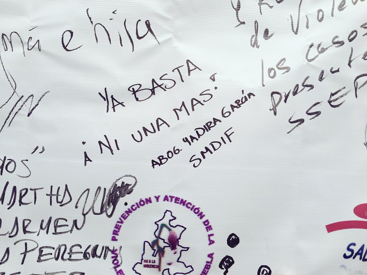 MinutoAMinutoC's tweet photo. Participa Jurisdicción Sanitaria, @DIFHuauchi y @HuauchiGob en Mural en contra de la Violencia hacia las Mujeres https://t.co/G9GwQ4DMtg