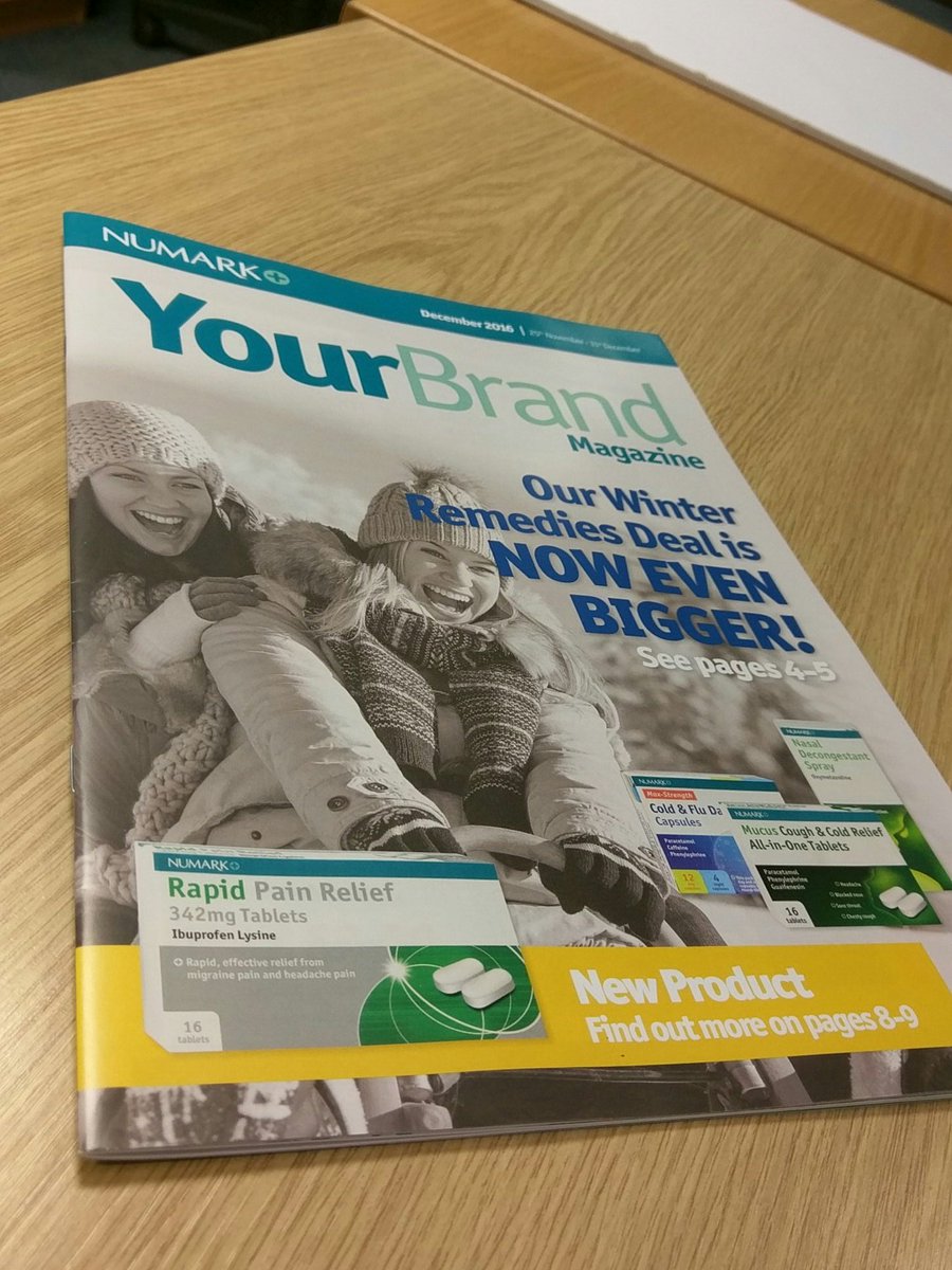 NumarkOwnBrand's tweet photo. Fancy some weekend reading? Your #December #YourBrand is now available in your One Pack Promise! https://t.co/K1mFpDVYrn
