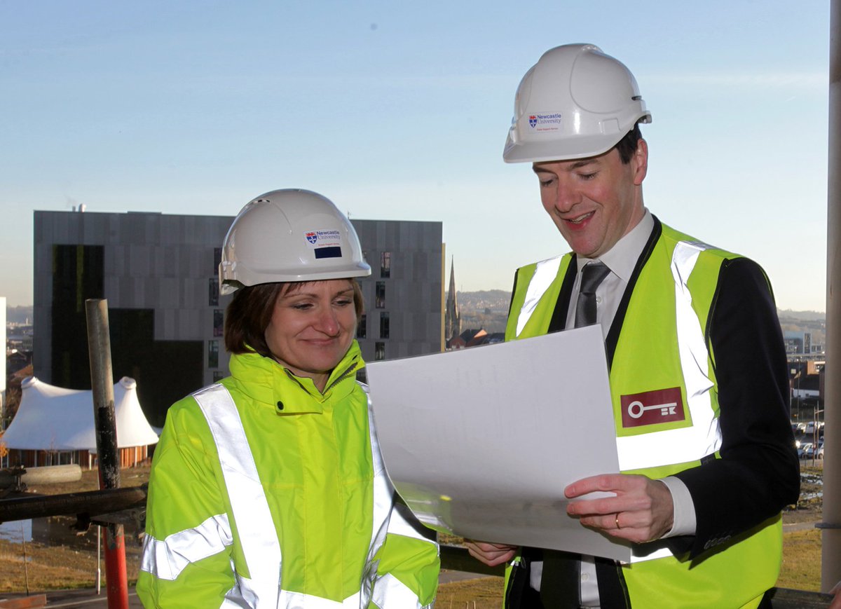 UniofNewcastle's tweet photo. .@George_Osborne visits the USB building on @NCLScience - future home of our world-leading School of Computing Science @csncl @Ncl_CPLab https://t.co/3keFRT3v7X