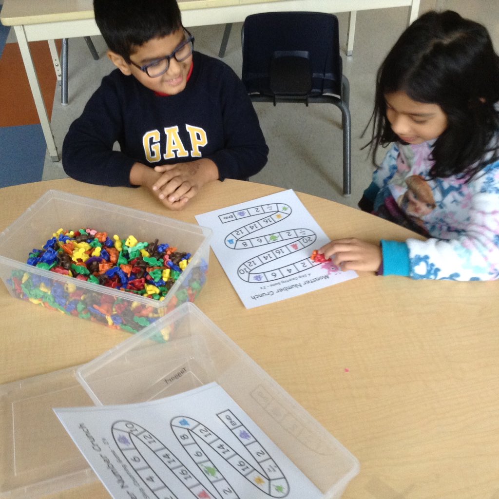 taggart_heather's tweet photo. Having fun playing skip counting games with their partners! @BerylFordPS, @MsRobinson_PDSB, #skipcountingby2's, #Mathfun https://t.co/2SC4VHYm9S