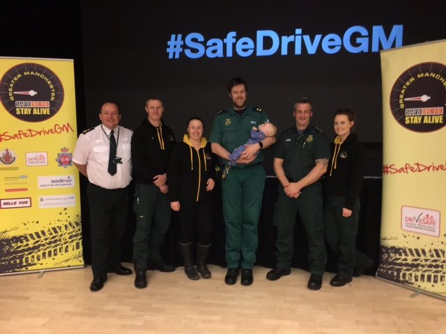 NWAmbulance's tweet photo. Over the past 2 weeks we’ve been part of #SafeDriveGM giving 000s of teens a no holds barred account of the consequences of unsafe driving https://t.co/oHMWAJfE6m