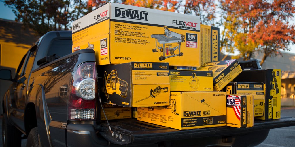 We're turning #BlackFriday into #YellowFriday. Are you adding any new members to your #DEWALT line-up today?