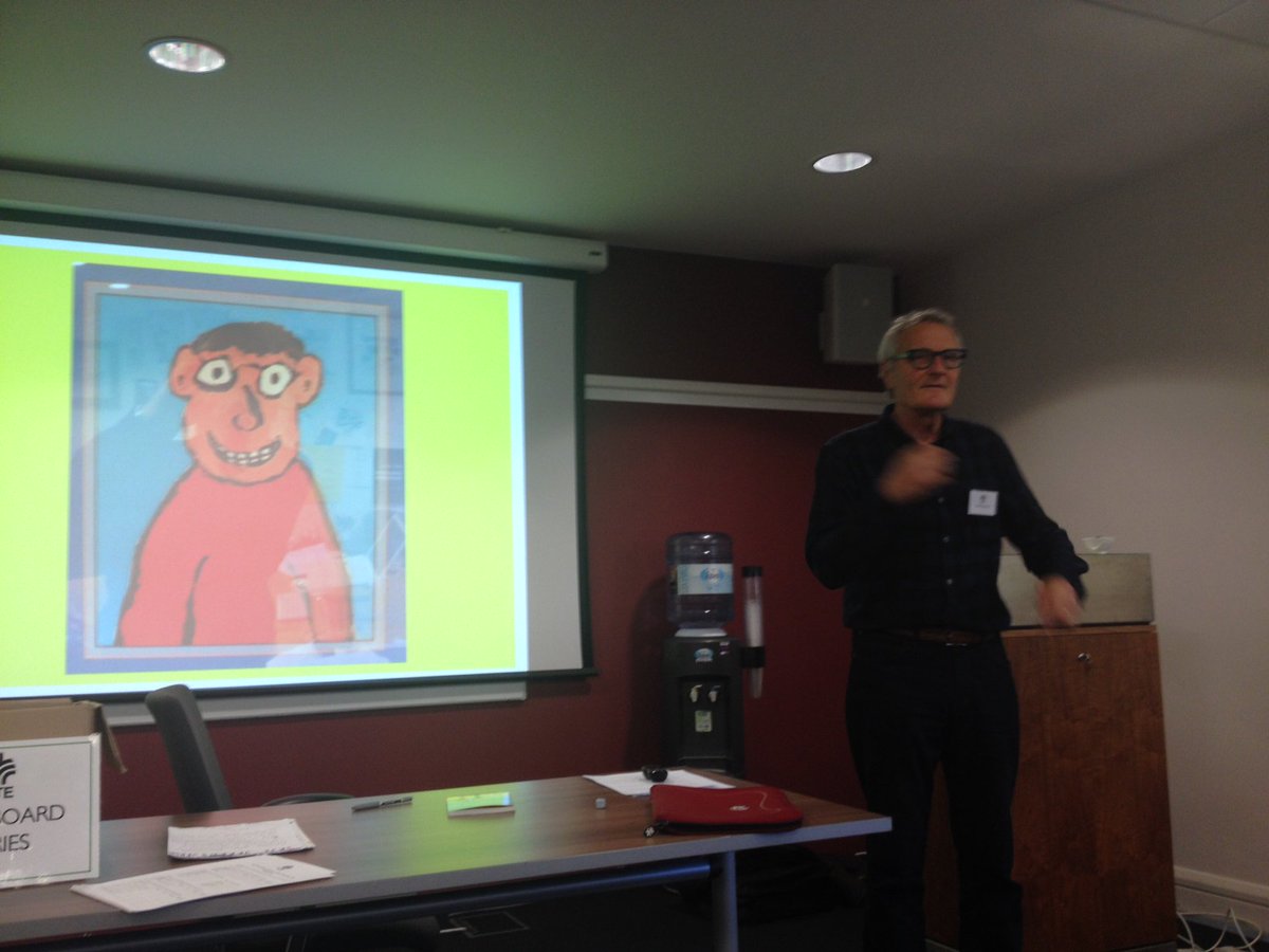 Literacy_Trust's tweet photo. Which one is the real @JstrongJeremy? We are enjoying his talk at #PrimaryMattersConf this afternoon! @NATEfeed https://t.co/ig7oddoomA