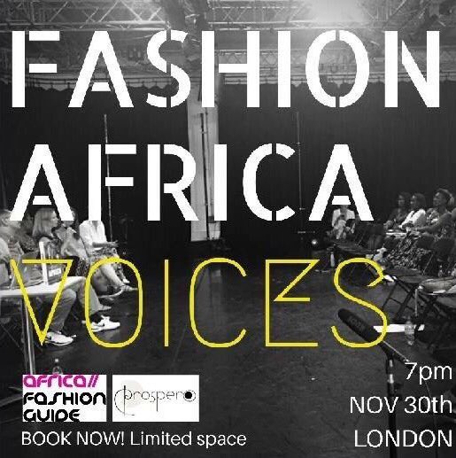 Fashmap's tweet image. #Fashion #Africa Voices
WHEN: Nov 30, 2016
WHERE: Prospero World offices 44 Great Marlborough Street #London #UnitedKingdom
TIME: 7 - 8:30pm