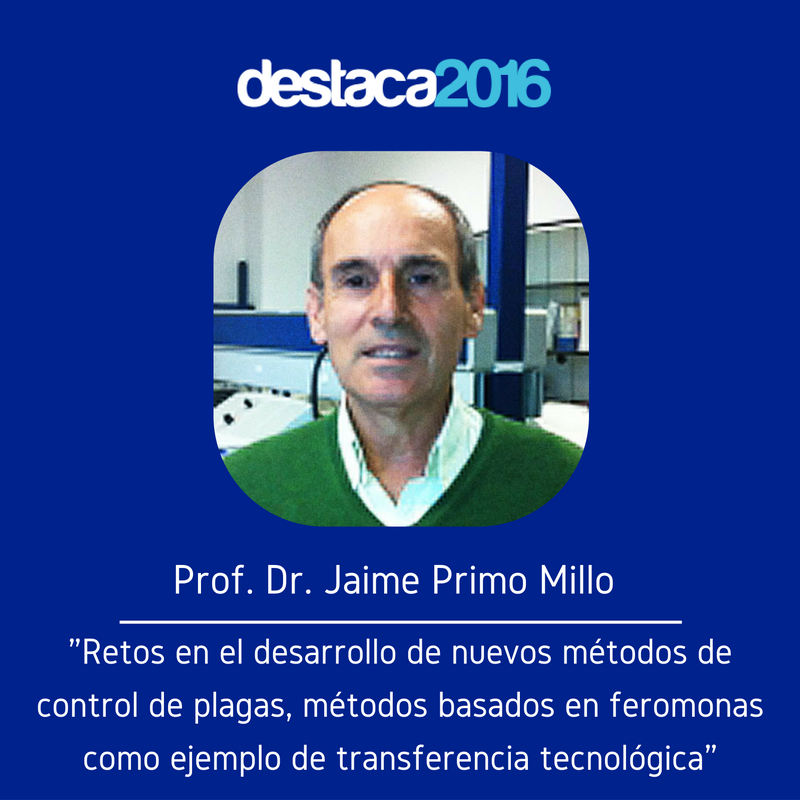 feriadestaca's tweet photo. 🔵 SALA CONFERENCIAS 16:00 | Prof. Dr. Jaime Primo Millo, Catedrático de Química en la @UPV  ➡️ #Destaca2016 https://t.co/zWrjFxE56O