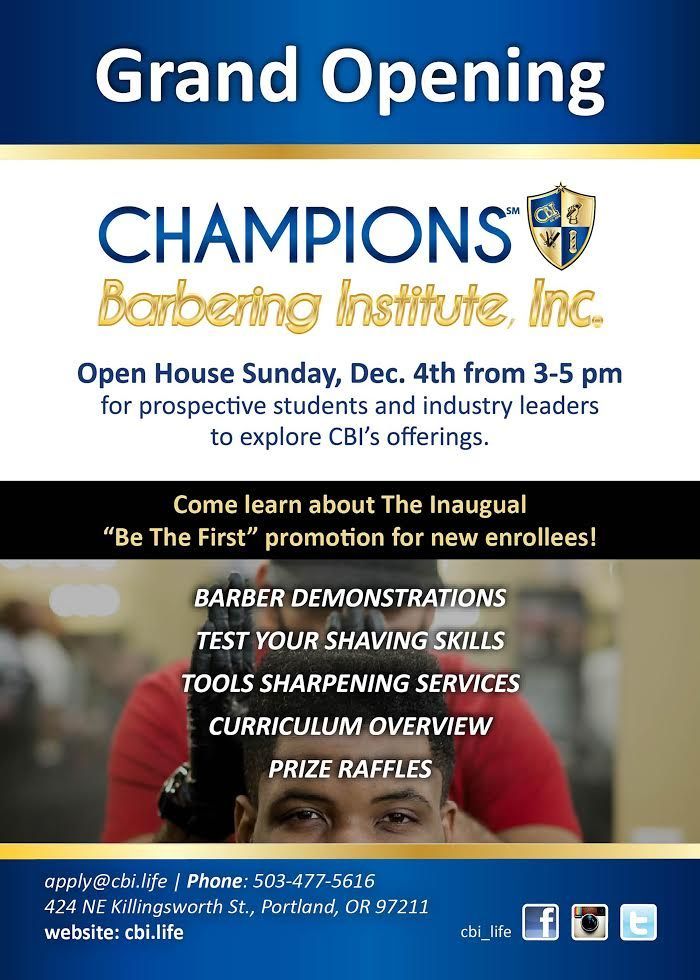 ChampionsPDX's tweet photo. We're celebrating the opening of our new campus in NE Portland.  Join us on Dec 4th for an Open House.  #BeGreat #PDX #ShapingLives #prizes https://t.co/5hwDVv9aZm