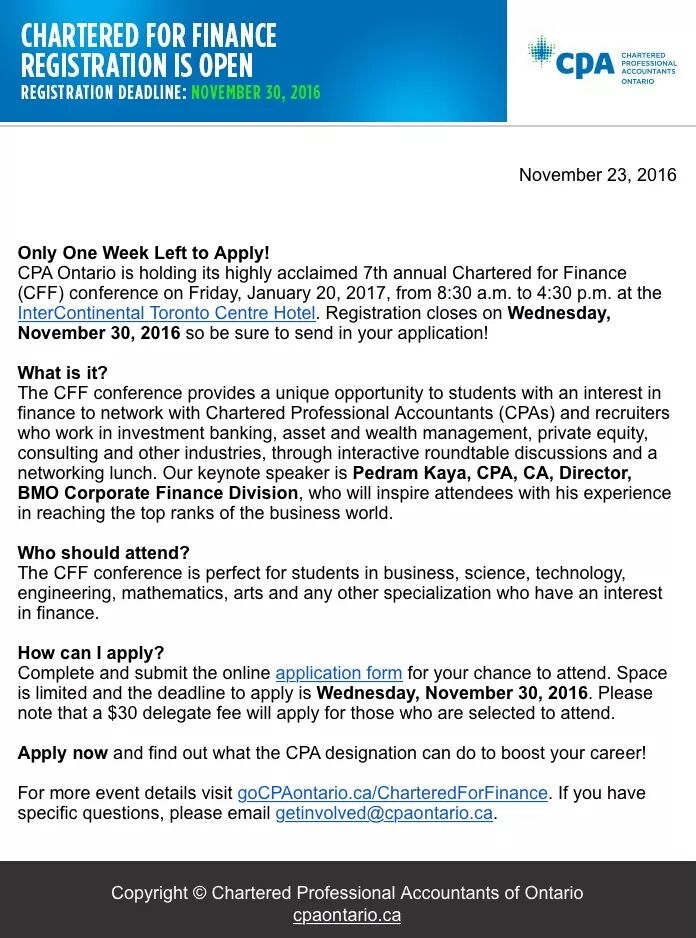 CPAYork's tweet photo. Get an exclusive look into the world of finance for CPAs! Apply for CFF now! https://t.co/KblMleOSJ2