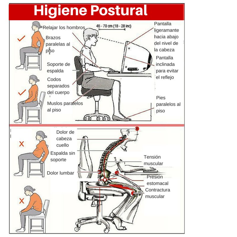 EquipodelaTorre's tweet photo. Es muy importante cuidar la #HigienePostural frente al ordenador https://t.co/erxJsITzHc