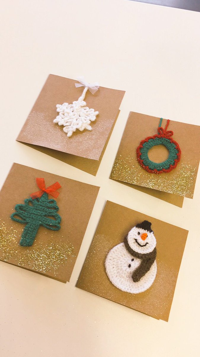 Miltonsdc's tweet photo. ⭐️CHRISTMAS IS COMING⭐️
🎄BEAUTIFUL HANDMADE CROCHET CHRISTMAS CARDS FOR SALE NOW AT MILTONS🎄 #beckbromfl #westwickham #beckenham #bromley https://t.co/RV93otBfry