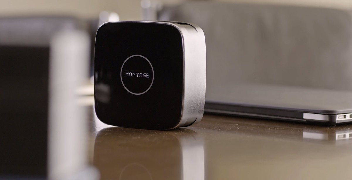 Fed up of cable mess in meetings? #Montage allows you to display wirelessly from any device onto the main display #meeting #technology