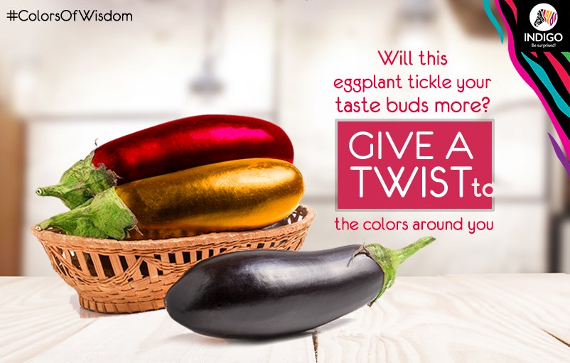 indigopaints's tweet photo. We just gave eggplant a fresh look! What other object would you like to see in a different color? Share with us today. #ColorsOfWisdom https://t.co/3GwMIGgNwV