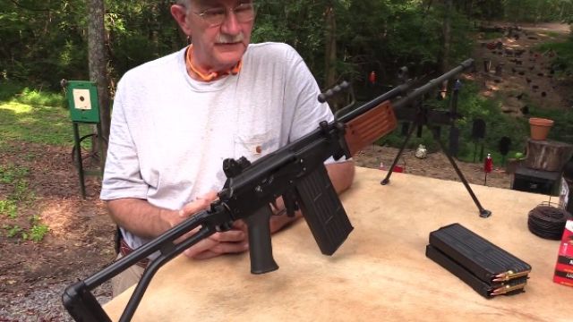 Guns_com's tweet photo. .@hickok45 dishes out .308 with the IMI Galil (VIDEO) https://t.co/snuwG9UOvg https://t.co/MqJHOQ759H