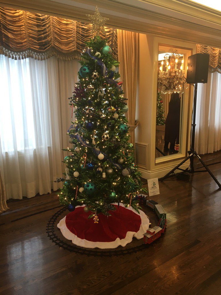 lschreurs's tweet photo. Having fun decorating our tree for #treesofjoy @ChildrensWishON @LoyaltyOneJobs https://t.co/lE67OxETg5