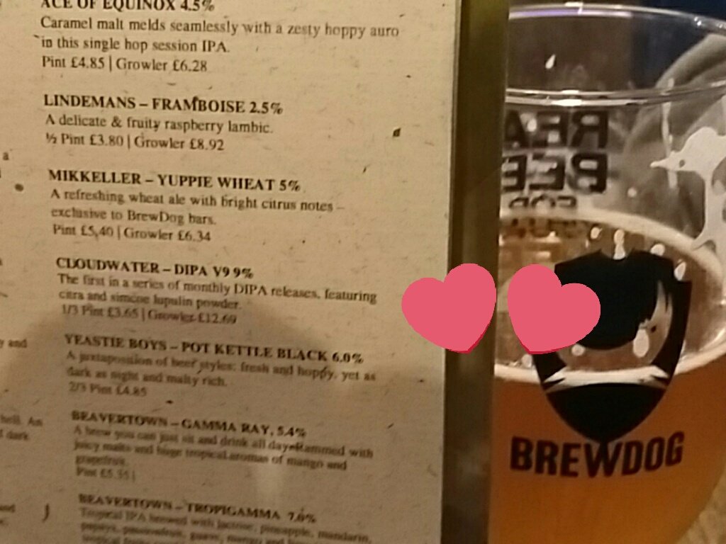 MontyGolden's tweet photo. Cloudwater DIPA V9.
Enough said.
@BrewDogNorwich https://t.co/DKESviNp6k