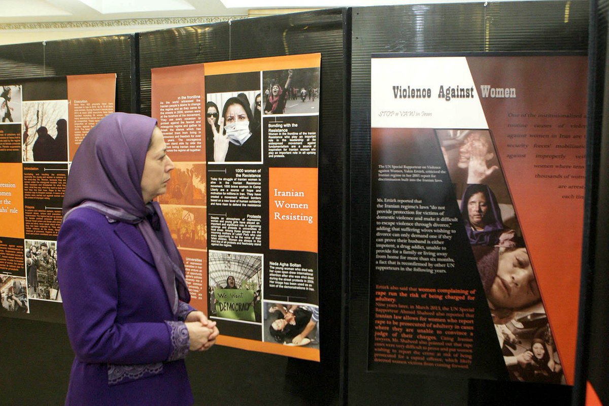 Maryam_Rajavi_P's tweet photo. در روز جهانی مبارزه با #خشونت_علیه_زنان به یاد دهها هزار زن قهرمانی هستیم که در مبارزه علیه فاشیسم دینی شکنجه یا اعدام شدند
#ایران https://t.co/KxHuI7K671