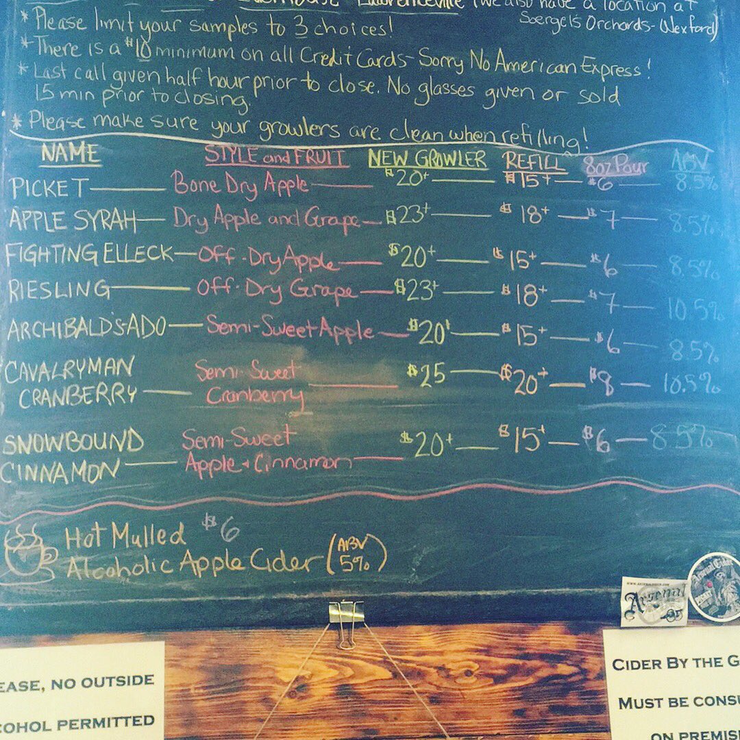 In case your family and friends drank all your cider... open 4-9 today!
