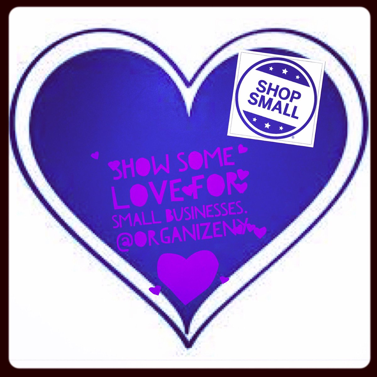 OrganizeNY's tweet photo. •Saturday, November 26th, 2016• #SmallBusinessSaturday #ShopSmall Who else is going to #ShowSomeLove? #ShopSmallForAll #OrganizeNY #Organize https://t.co/Y3Nft8jeev