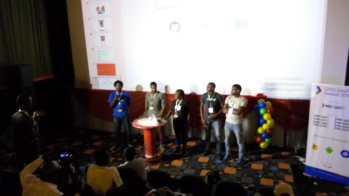 rotimiokungbaye's tweet image. Fire side chat with our speakers.. 
@timigod is a really funny person. 😂😁
#DevFest2016