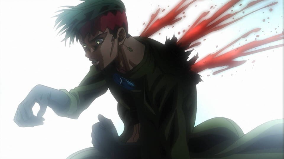 パーマ屋くまたに ジョジョ4部 35話 作者が描きながら強くしすぎて仗助達勝てないと思うだけあって吉良の能力強すぎる バイツァ ダストの絶望感アニメで見ても半端ない だからこそ次回からの川尻早人が立ち向かう物語が今