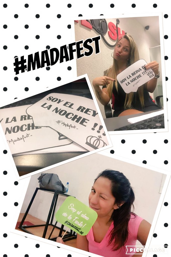 maracelesterios's tweet photo. Nosotras ya estamos preparadas
Y Uds ? 
#SeVieneLaFiestadelAño 
#MADAFEST 🎉🎉🎊🎉🎊🎉
#Mara #Dami #Konga 
@burbuuVazquez https://t.co/W61CZNhwCt