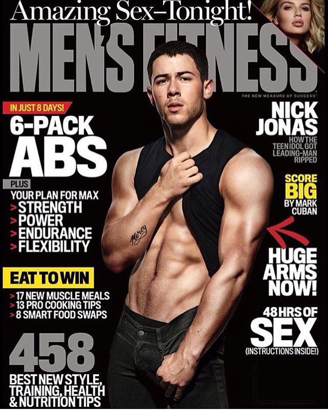 ABSOLUTEDU's tweet photo. #NickJonas para la portada de la revista @MensFitness edición #Dec16 bajo el lente de #PeterYang https://t.co/p4yykn31fI