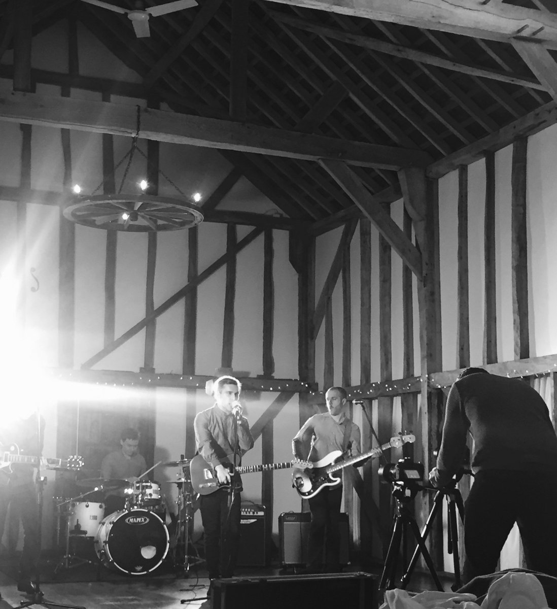 Wedding band A-List shooting their latest video <a href="/PittHallBarn/">Pitt Hall Barn</a> <a href="/TailoredEnts/">Tailored Ents</a> - getting that Friday Feeling!