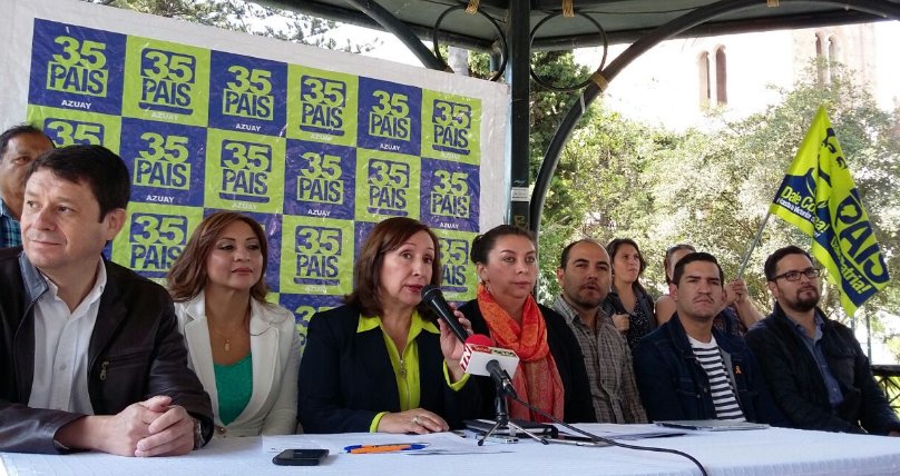 35MOVER's tweet photo. Liderados por @ppsesa l@s candidat@s de @35PAIS en todo el Ecuador firmaron un compromiso de legislar en contra de la violencia a la mujer. https://t.co/1EVzY6z1nA