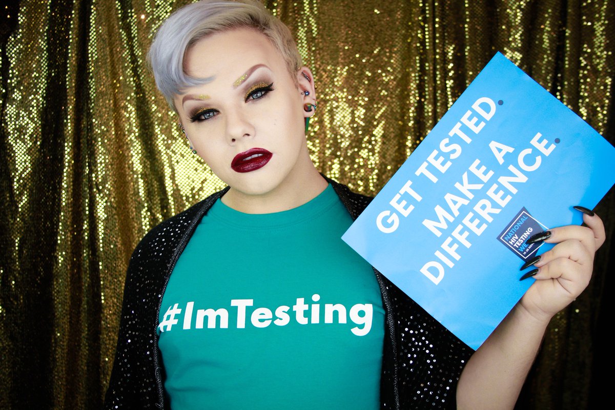 ElectraSnow's tweet image. It's #HIVTestWeek and #ImTesting It's so important that you know your status!! Keep yourself and the ones you love safe 💜🏳️‍🌈💜