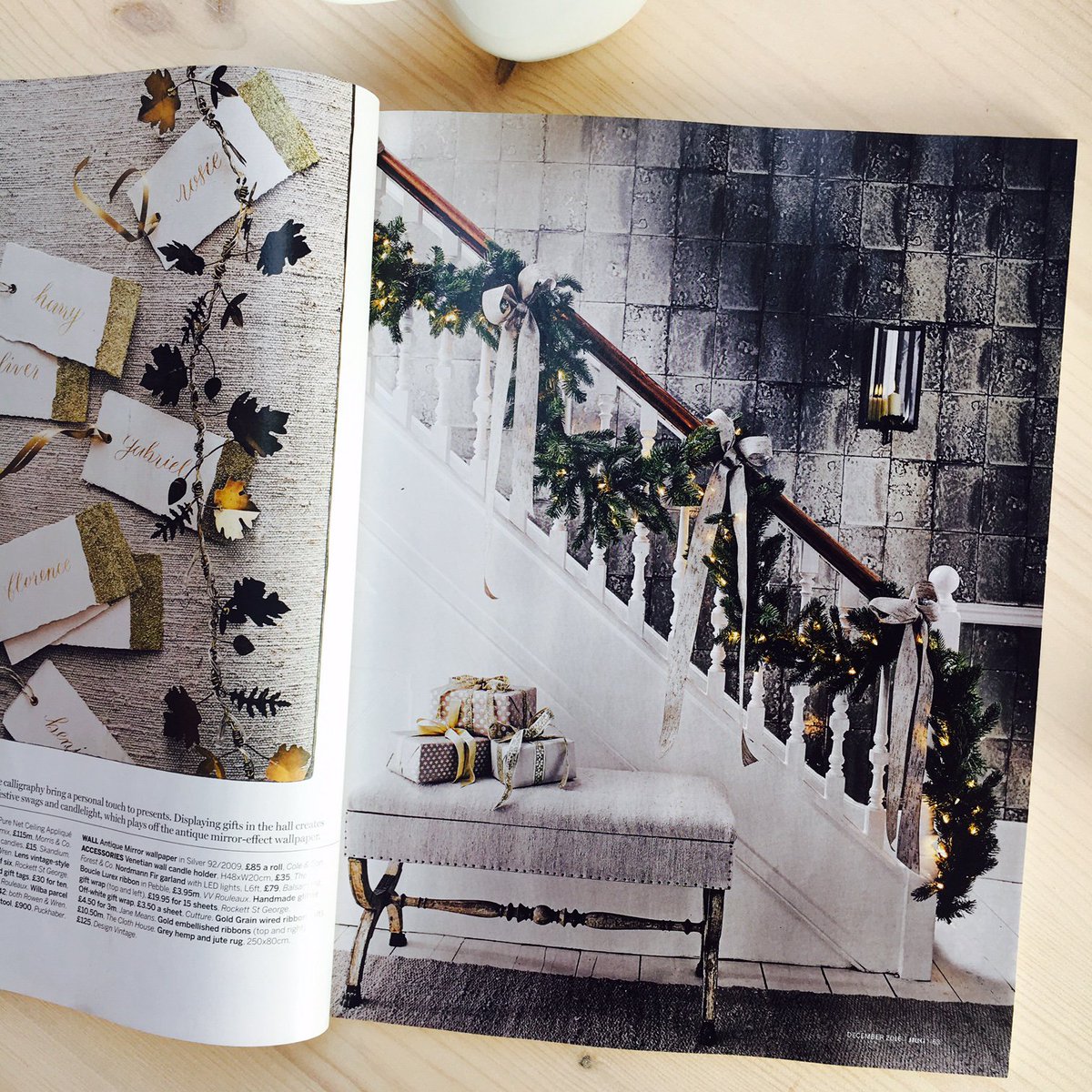 Hopton Road in the December issue of <a href="/homesandgardens/">Homes & Gardens</a> Michael Sinclair &amp; <a href="/hannahdstylist/">Hannah Deacon</a> #lightlocations