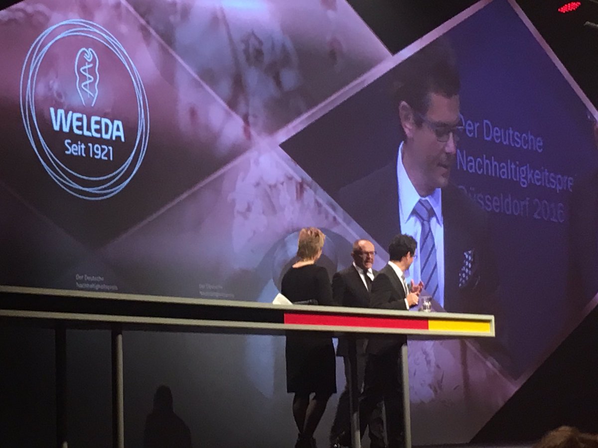 bnw_ev's tweet photo. Yeah - Glückwunsch von 💚 für @Weleda - Deutschlands nachhaltigste Marke!
#dnp2016 @_DNP_ https://t.co/J0ttQtsLCZ