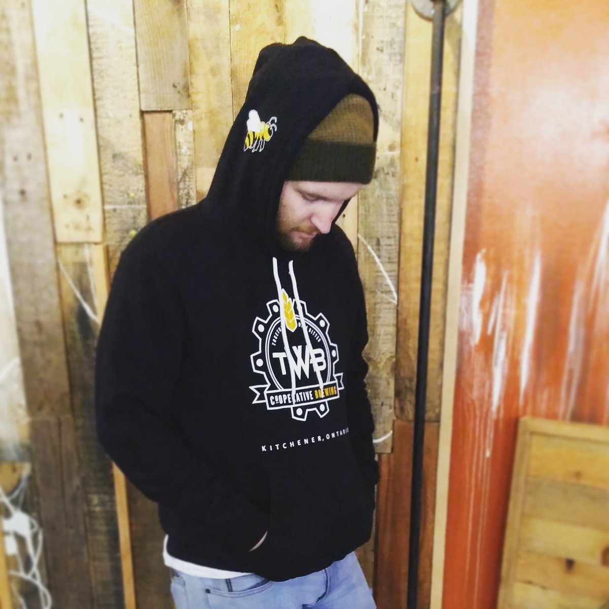 Sweatshirts! Super soft and sweatshop free. Thanks <a href="/CivilianPrintCo/">Civilian Printing</a>. $50 at the brewery. #swag #craftbeer #stylin