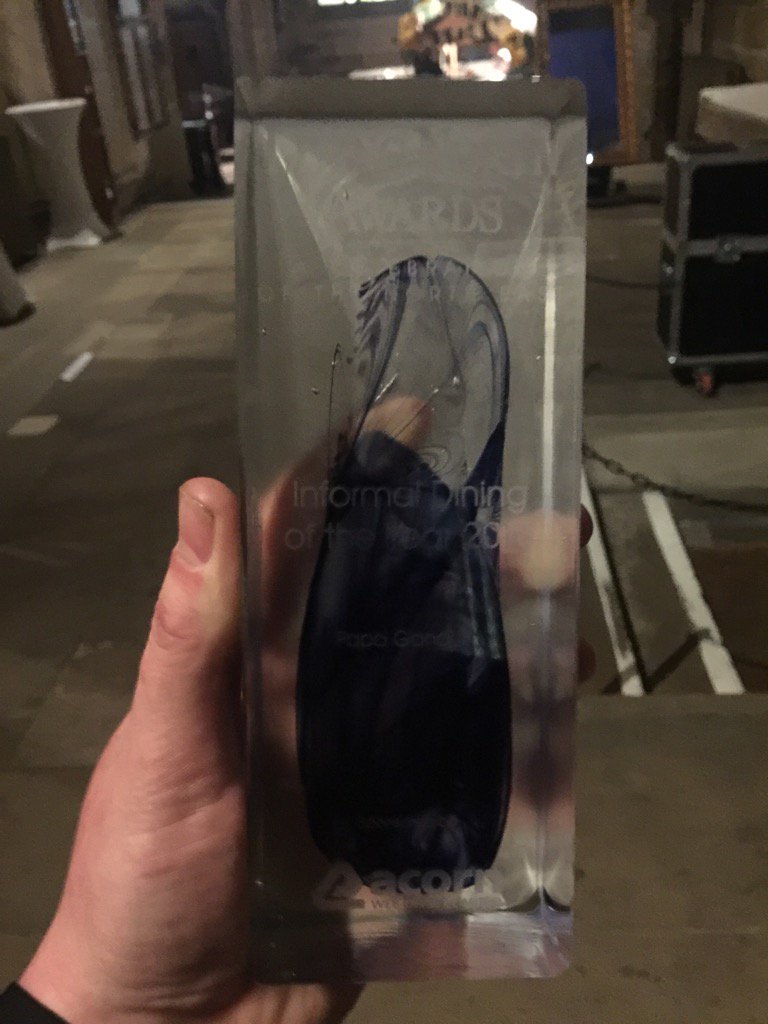 PapaGanoush1's tweet image. WE ONLY GONE AND WON IT! INFORMAL DINING OF THE YEAR FROM @Living_North! Thanks everyone! 🍻🎉🍻🎉