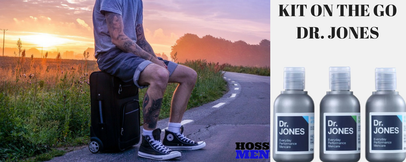 Hoss_Men's tweet photo. On The Go da Dr. Jones é a solução perfeita para sua viagens. Com Gel de limpeza facial, Gel pós-barba e um shampoo. https://t.co/nJnXhhYcGd https://t.co/UXTEYty7JI