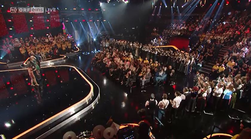 Alle fünf Finalisten im Studio. Jetzt wird es ernst. #dgcc16