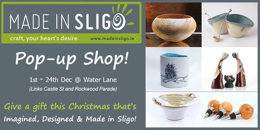 MadeInSligo's tweet photo. Just 6 more days until our Pop-Up Shop opens!!  https://t.co/gORlpWBvqm https://t.co/WUA0LZ7Ou0