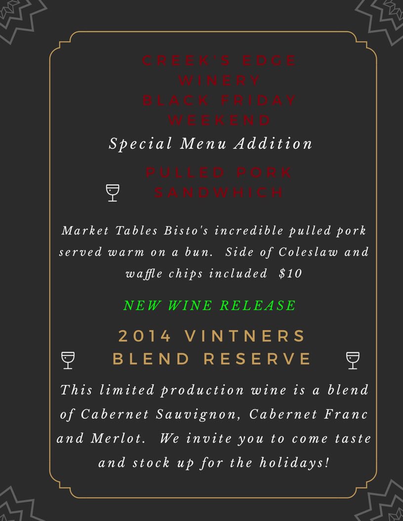 Creek's Edge Winery (@creeksedgewine) on Twitter photo 