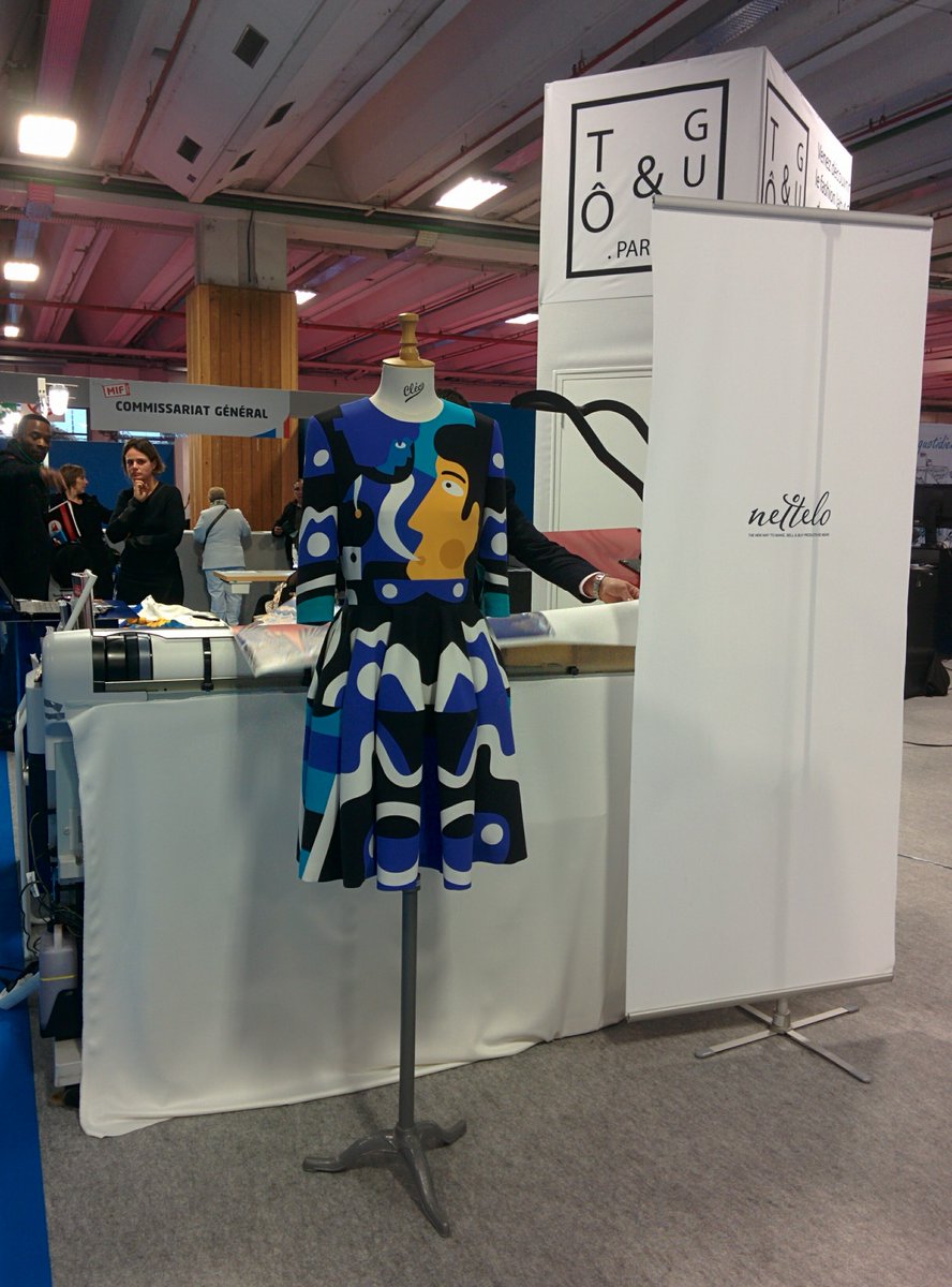 DigitalOrElse's tweet photo. #FlashbackFriday #mifexpo Découverte de la marque @TOANDGUY  qui crée des vêtements sur-mesure grâce à l'appli @NetteloApp! #FrenchTech https://t.co/8hkHAtUcSf