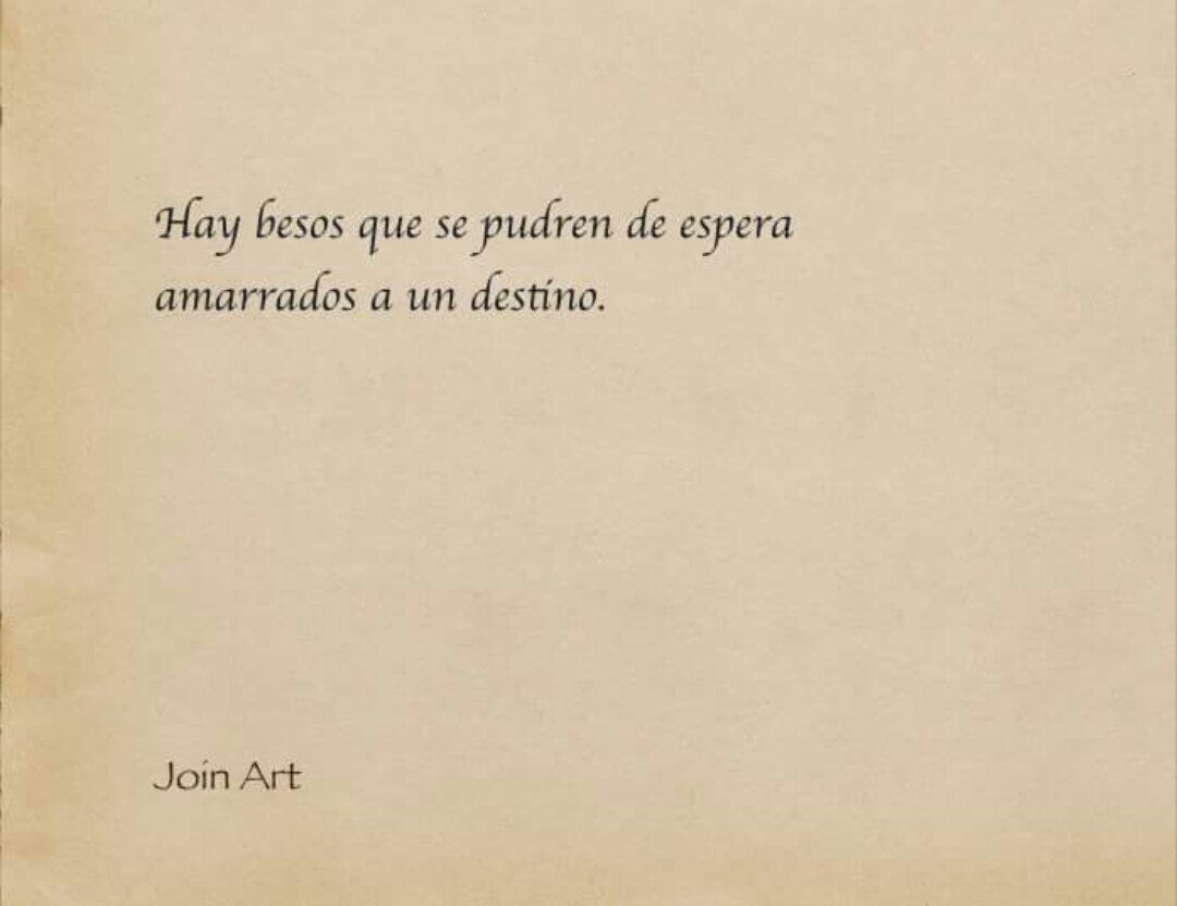__Spiga__'s tweet photo. Hay besos que se pudren de espera amarrados a un destino, vΓa #JoinArt #timegoesby https://t.co/3pHmggz7hf