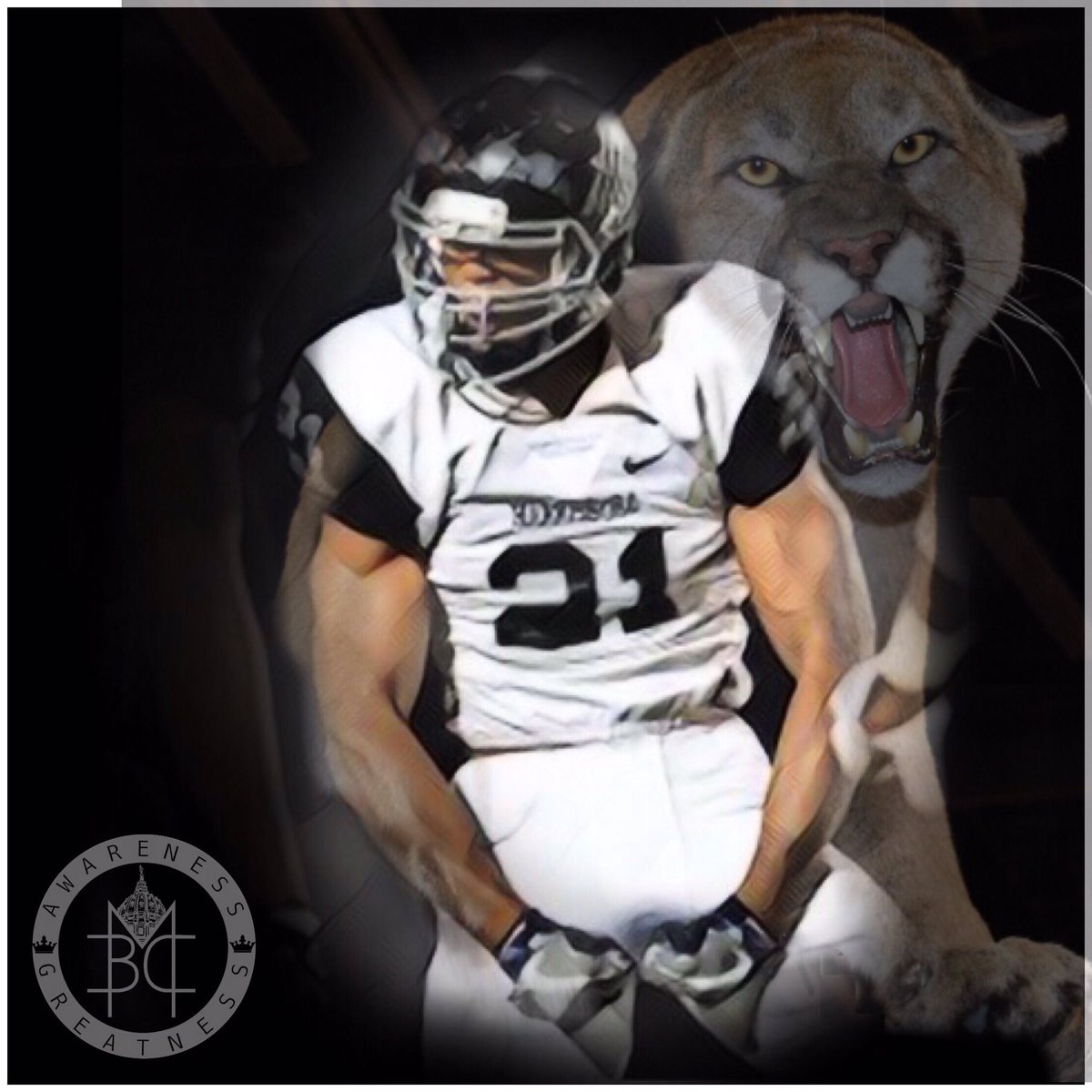 __BMD's tweet photo. FLEX TIME πͺπΎππ€π―#ItsAllOrNothing #Cougars #WantThatACTION #BMD βπΎ#YoungKingDamionBarberJr. π #MCM @DamionOTOD https://t.co/myC9keonAD