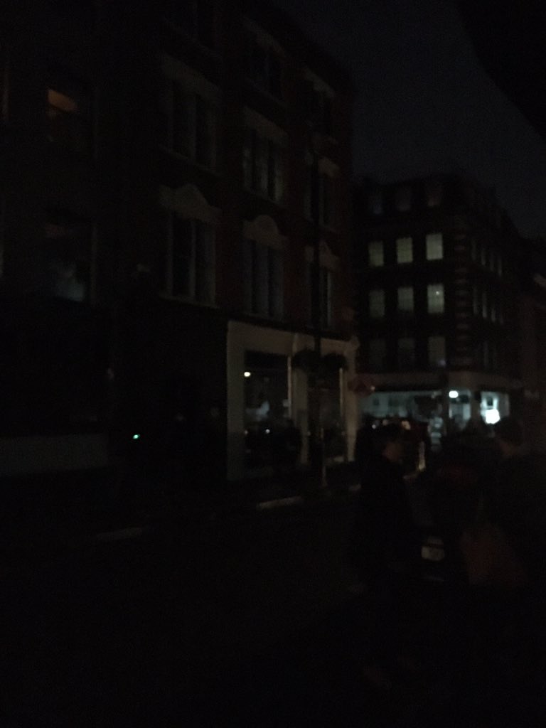 This is what soho looks like on #blackfriday 2016 is taking the piss now for REAL. #blackout