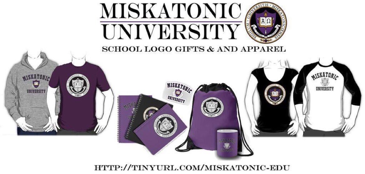 ChristianMilik's tweet photo. @DarkLordCthulhu @HP_Lovecraft Up to 35% off Redbubble! Use code BLKFRIDAY. Miskatonic holiday gifts https://t.co/EcE8SJaGLm https://t.co/GZjUbpsGO9