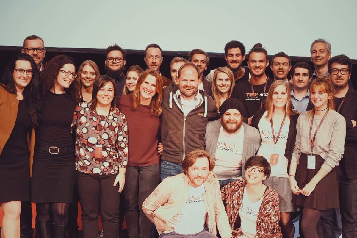 Ein großes DANKE an alle die geholfen haben, diese Veranstaltung zu der zu machen die sie ist #TEDxGraz #team