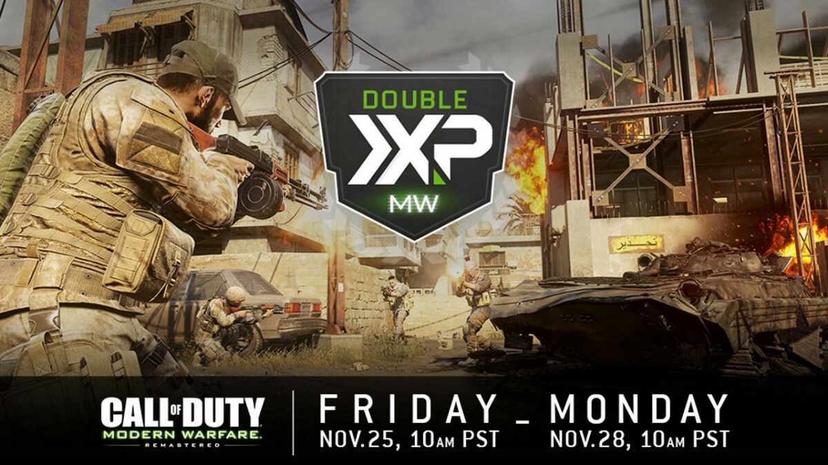 BlackOps7News's tweet image. RT - MW Remastered's first ever Double XP is NOW LIVE along with Infinite Warfare MP #DoubleXP! #MWRemastered #InfiniteWarfare