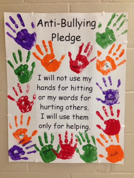pinkshirtday's tweet image. A creative and effective way in promoting bullying prevention! 
By Freeman Public Schools in Nebraska.
