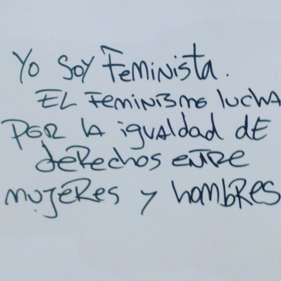 abrilon's tweet photo. #YOSOYFEMINISTA https://t.co/T439PYFJtR